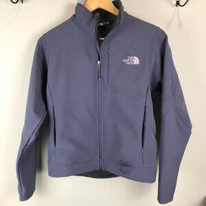 The North Face Lavender Gray Soft Shell Jacket, Size S